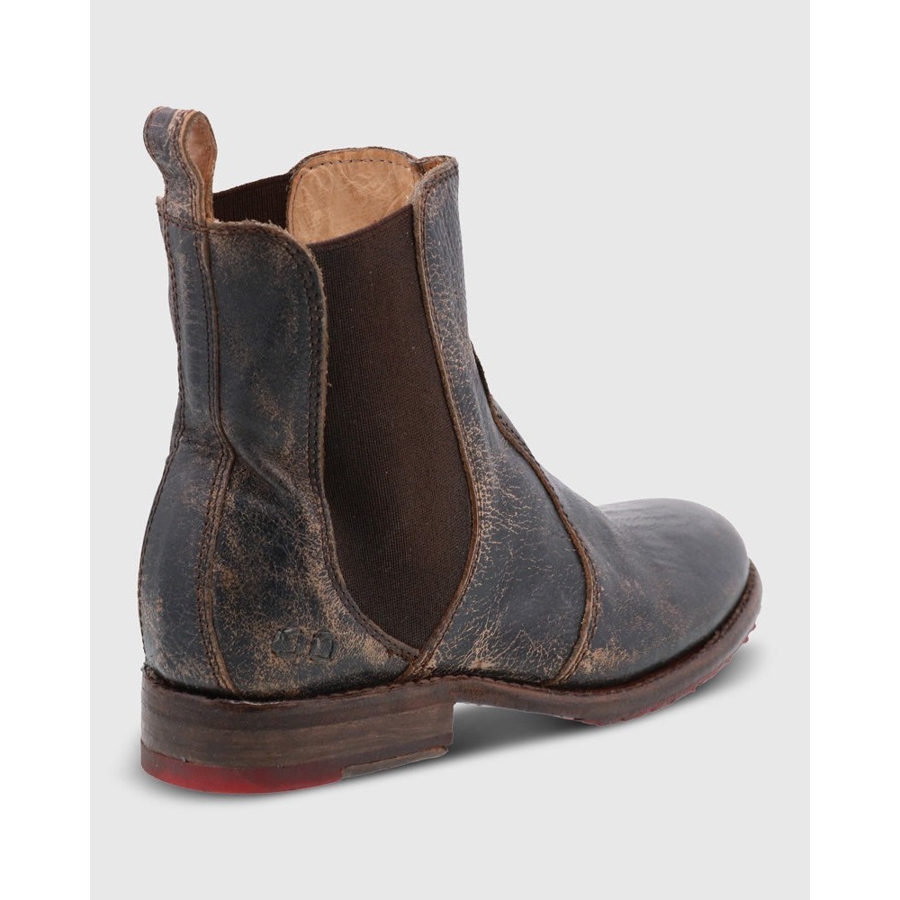 NEW Bed Stu Nandi Black Handcrafted Leather Chelsea Boots Distressed Ankle 8.5 - Picture 5 of 16